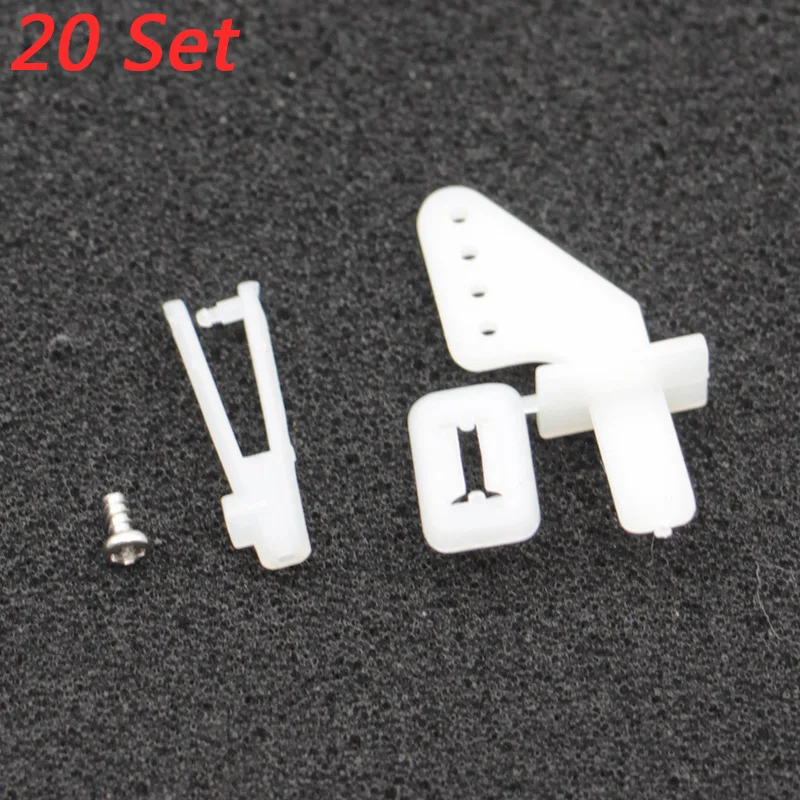 20set KT rudder angle 4 hole + quick adjustment DIY KT board foam Fixed wing aircraft parts Aviation model Airplane Accessories