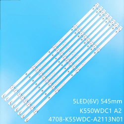 LED TV backlight 4708-K55WDC-A1113N01 k550wdc1 K550WDC2 for Daewoo u55s870vke t55k05 supra stv-lc55lt0010f 55F