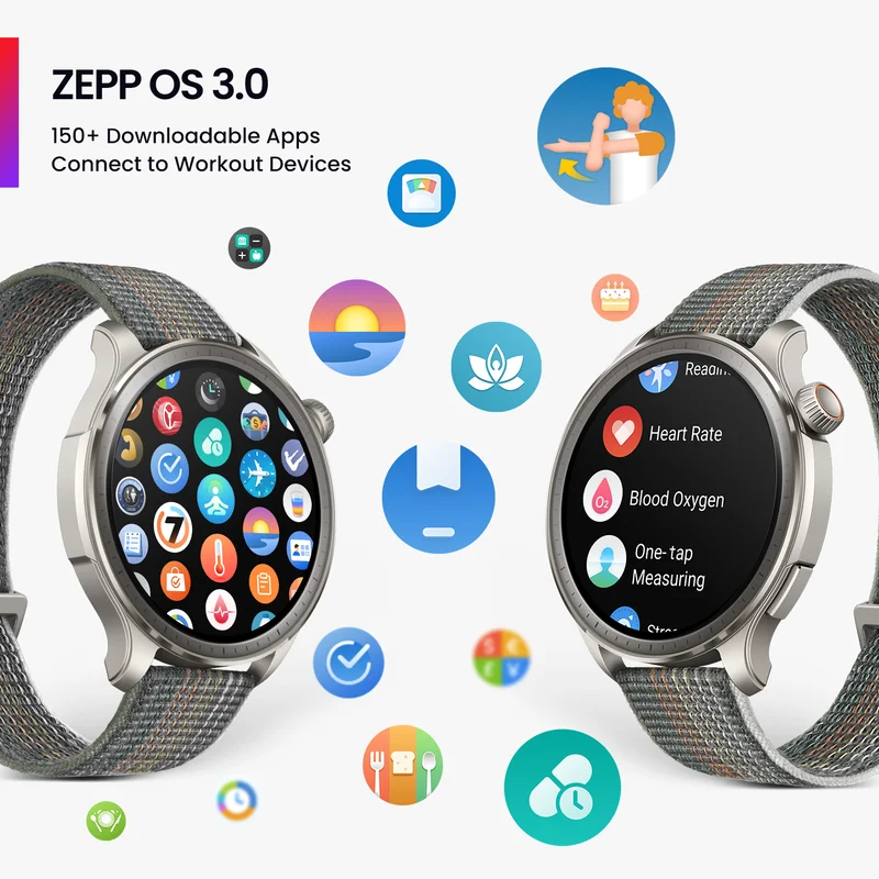 Relógio Inteligente Amazfit Balance 46mm com GPS — foto 3