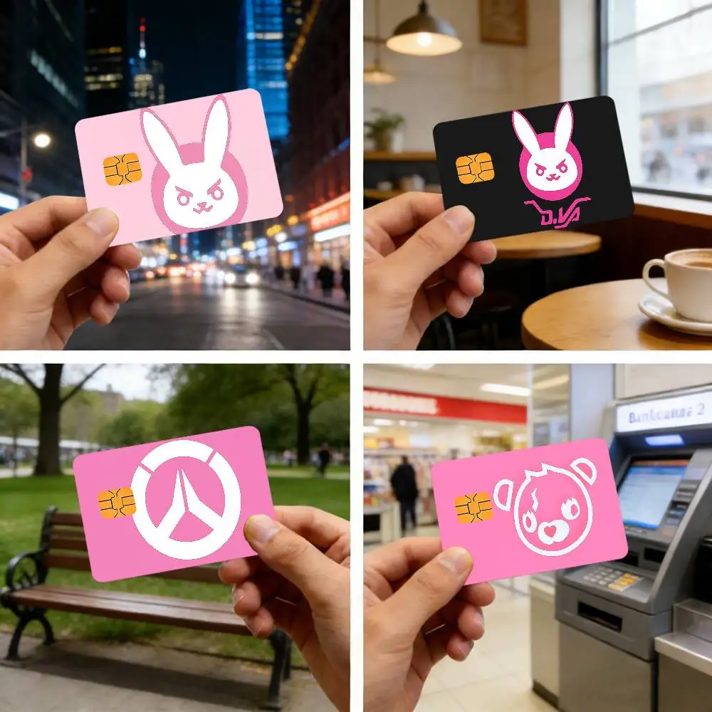 O-Overwatch Game Bank Card Sticker Film Skin Cover For Debit Credit Bank Cardultra-Thin And Fade-Resistant