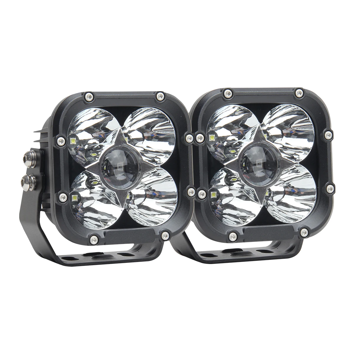 New Product High Lumen Automotive SUV UTV Off-road Led Fog Driving Lights Projector Pair Car Led Spot Light Fog Lighting