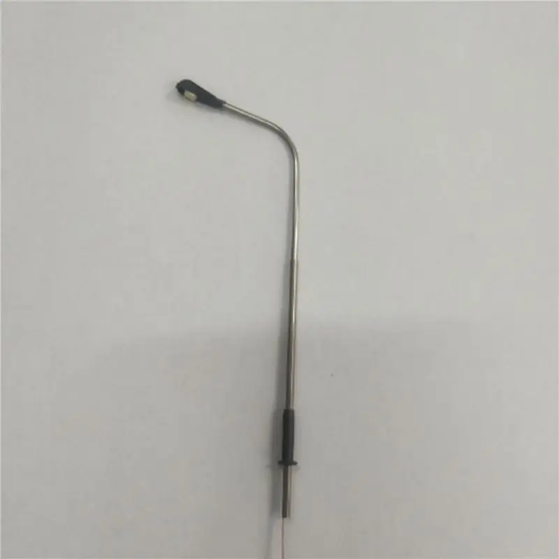 ABUM-100Pcs Model Railway 10Cm Lamp Post Street Lights HO Scale 1:87 LED 3V Resistors LQS08 Single Head-Bright White