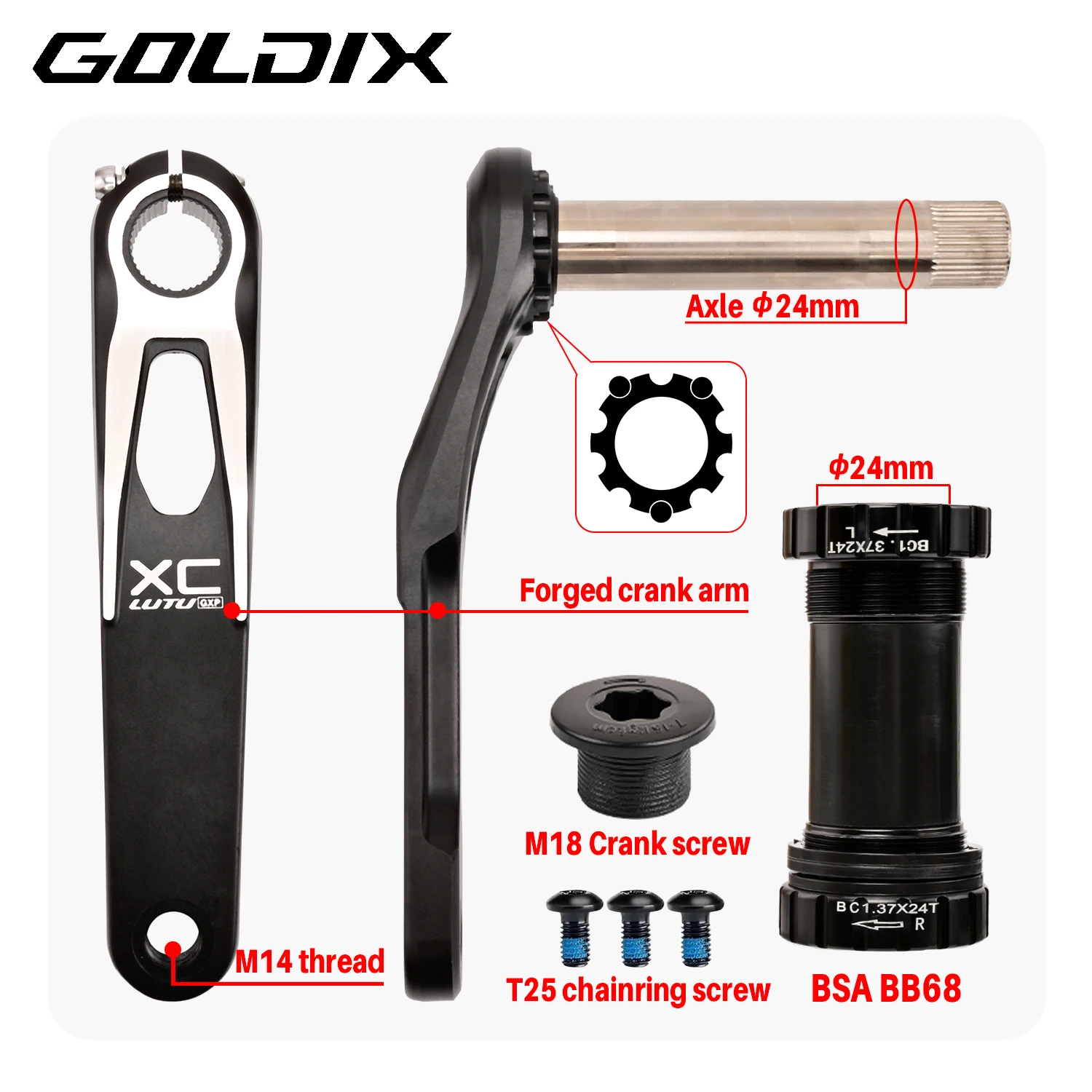 Guarnitura GOLDIX per mountain - Mountain Biking Xc recensione e prezzo