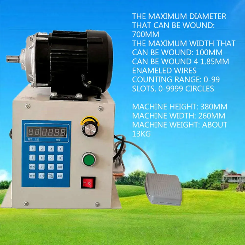 

Electric CNC Programming Winding Machine High-torque Motor Repair Winding Machine Programmable Speed Regulating Winding Machine