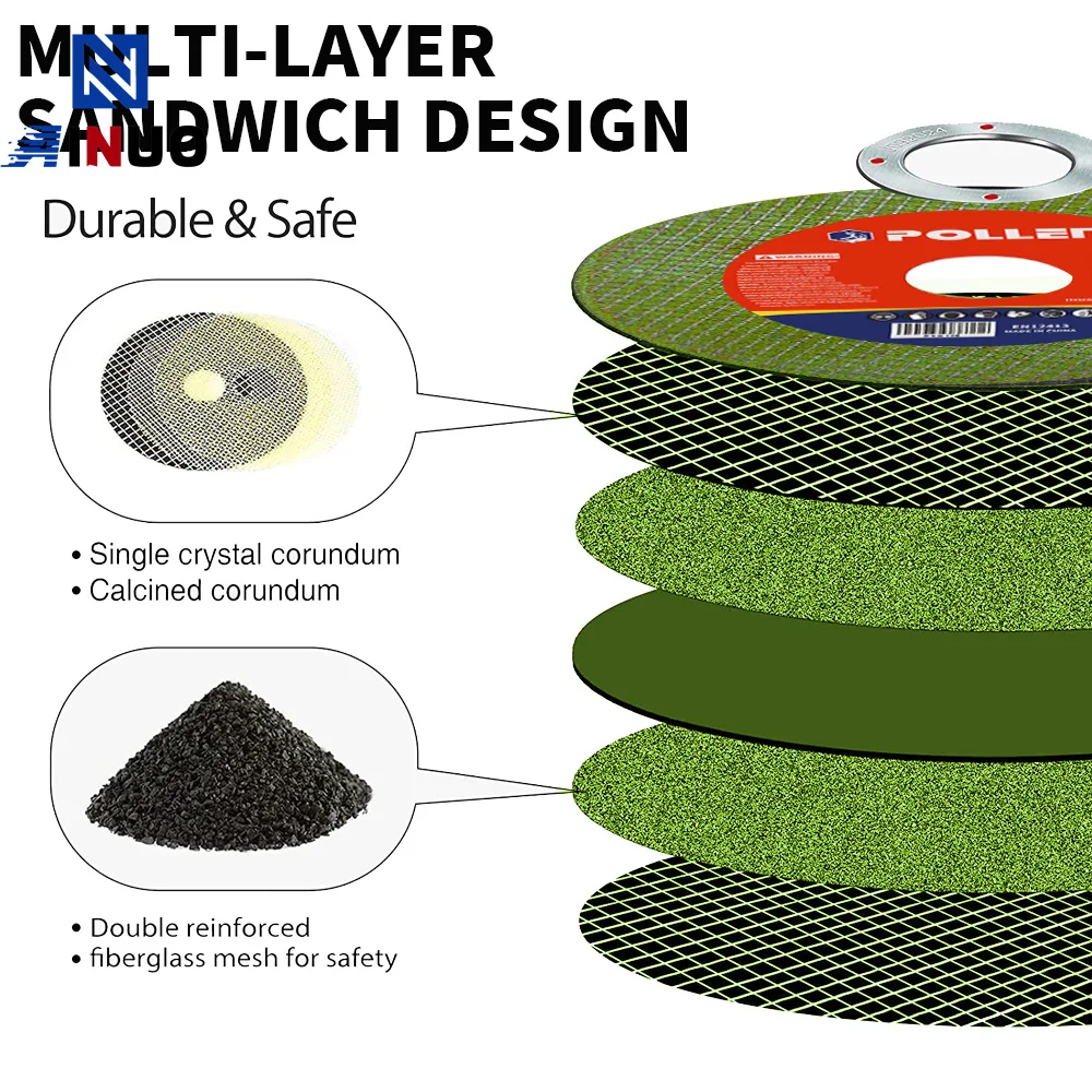 105mm Metal Cutting Disc 4in Resin Cutting Angle Grinder Disc Ultra Thin Saw Blade for Metal Iron Stainles Steel Cutter Disc