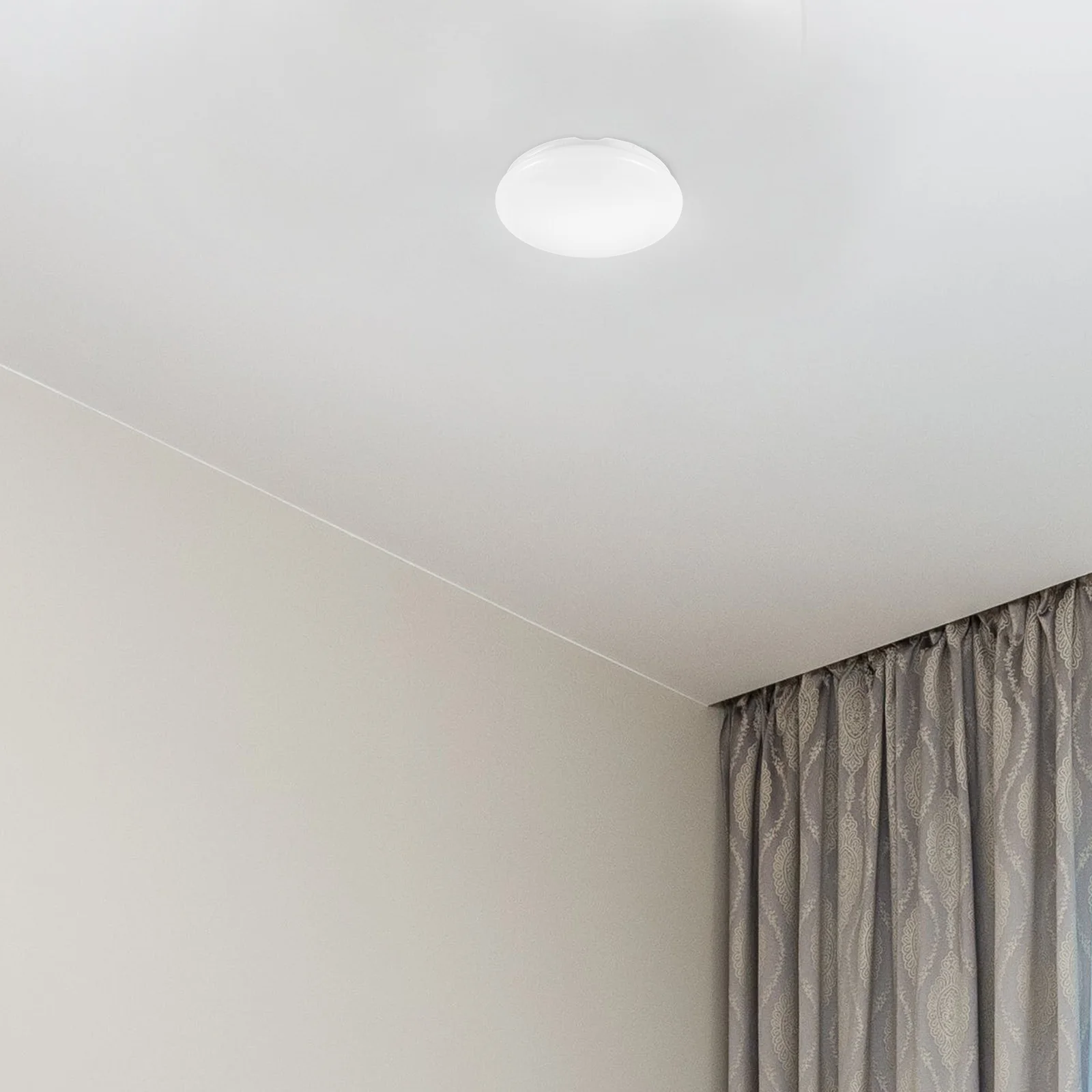 

Round Ceiling Light Cover White Durable Modern Lampshade Replacement For Bedroom Kitchen Bathroom Home Table Floor Lamps