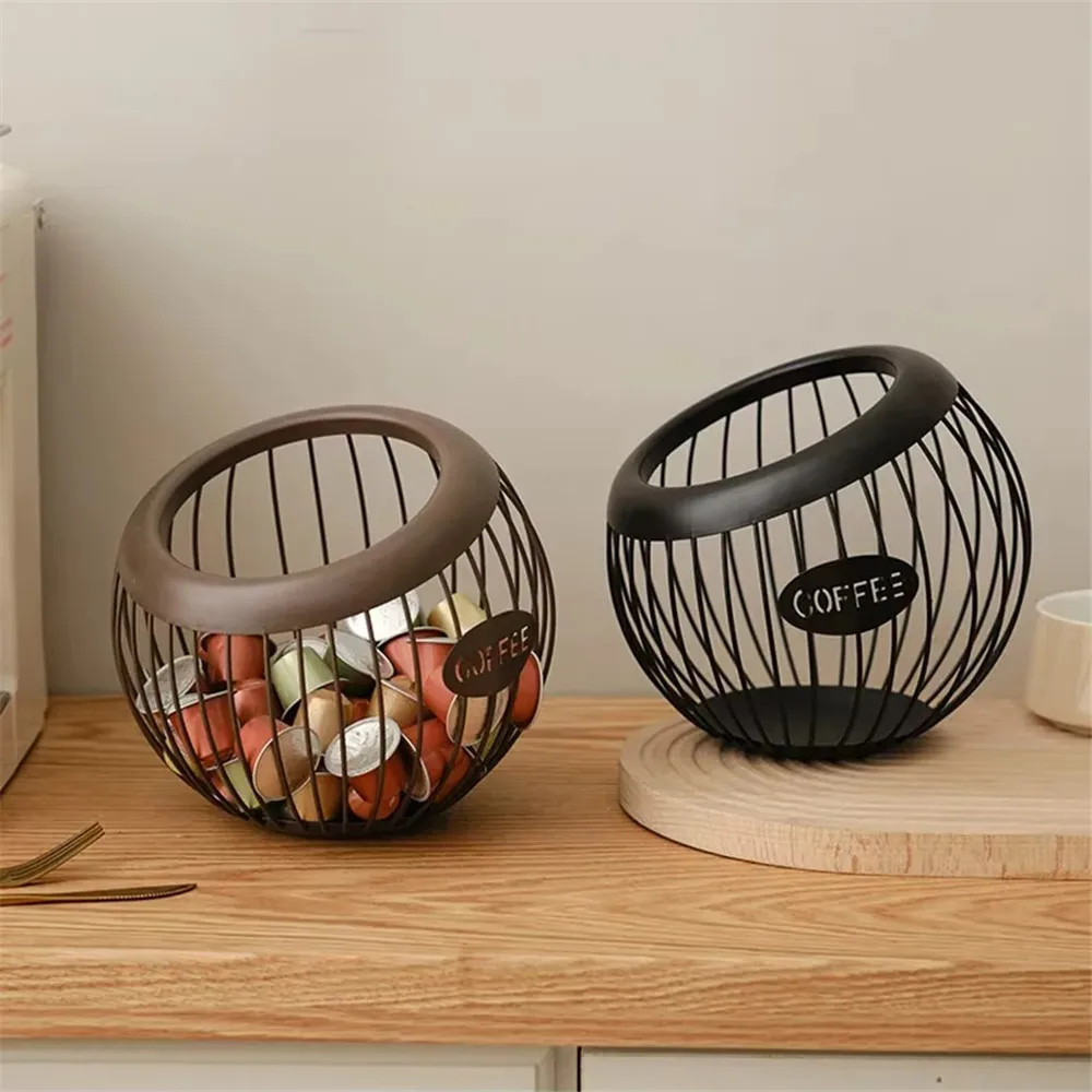Suporte para Cápsulas de Café, Rack de Armazenamento de Luxo Leve para Casa, Rack de Armazenamento de Doces e Petiscos, Rack de Exibição para Cafeteria, Ornamentos Artesanais em Ferro