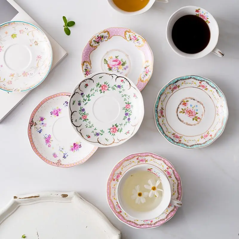 British foreign trade export ceramic coffee  household breakfast afternoon tea set flower tea  good-looking cup set view 6