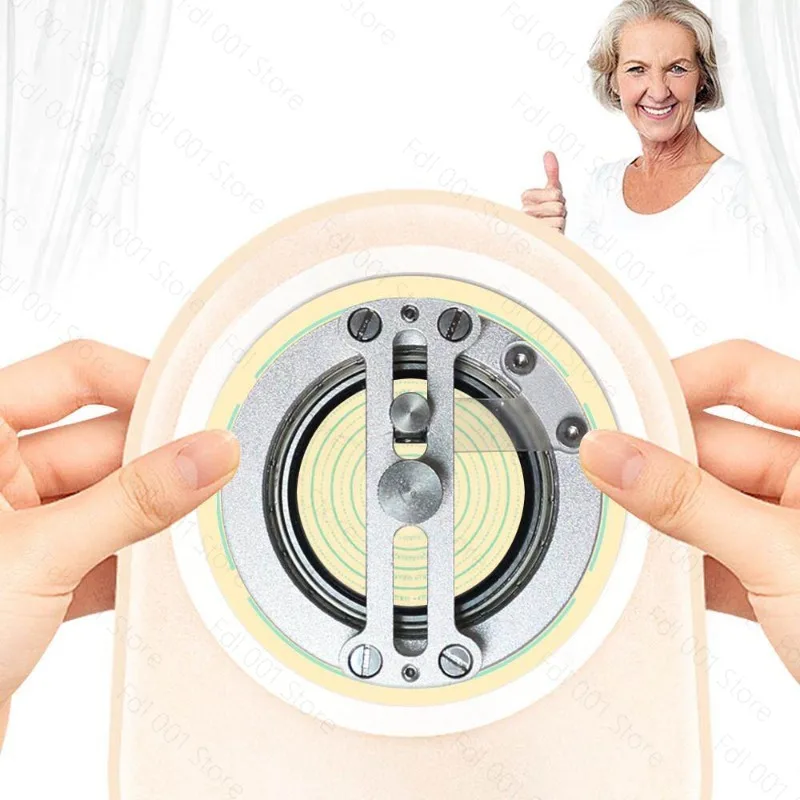 Ostomy Bag Adjustable Stoma Hole Cutter - Professional Stoma Base Cutting Tool for Ostomy Care