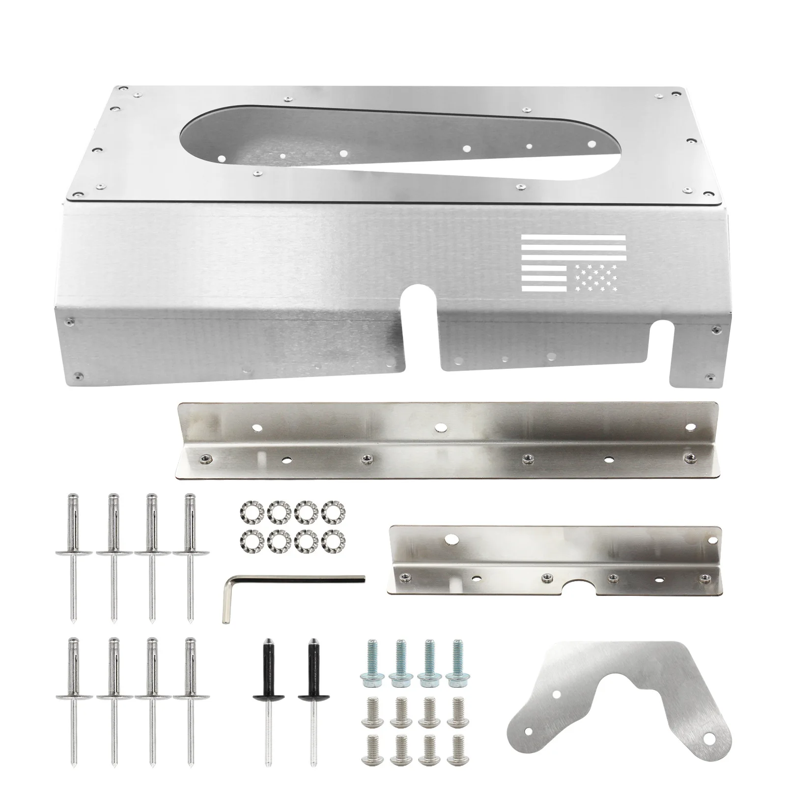 Suitable for catalytic converter protective cover Compatible with Honda elements 2003-2011 with hardware kit Anti-theft