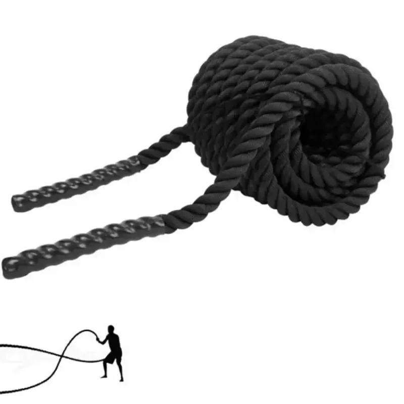 

Fitness Battle Rope Premium Nylon Material Stable For Sports And Full Body Fitness Training New Arrival