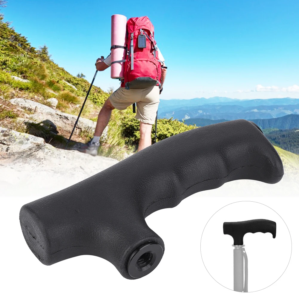 Monopod-Griffstück aus Kunststoff in Schwarz, Trekkingstöcke-Griffköpfe, Fotografie-Zubehör