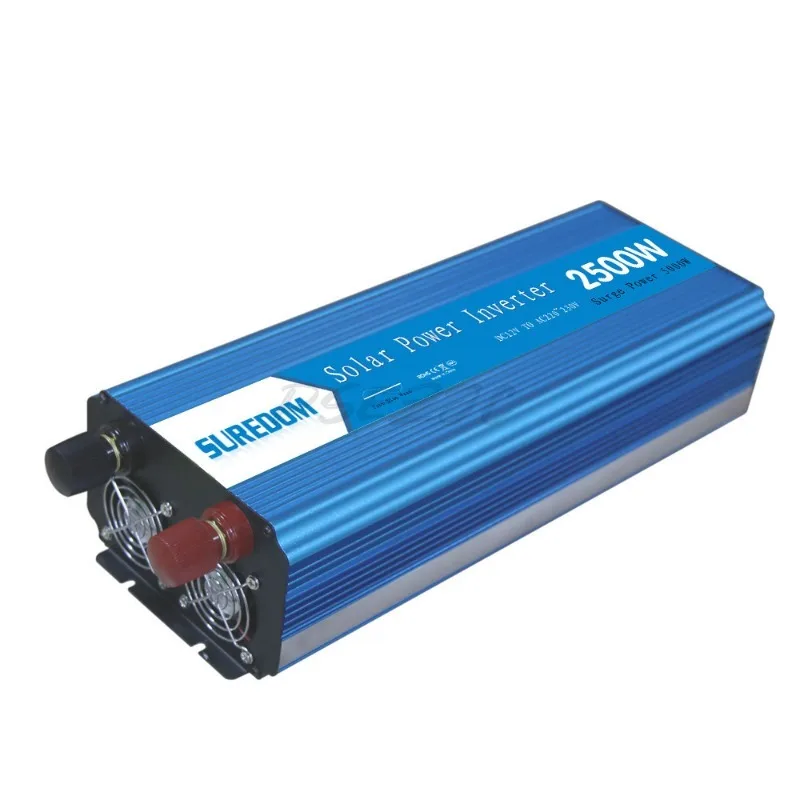 2500 واط العاكس موجة جيبية نقية العاكس 12 فولت نقل 220 فولت محول الطاقة الشمسية الضوئية العاكس