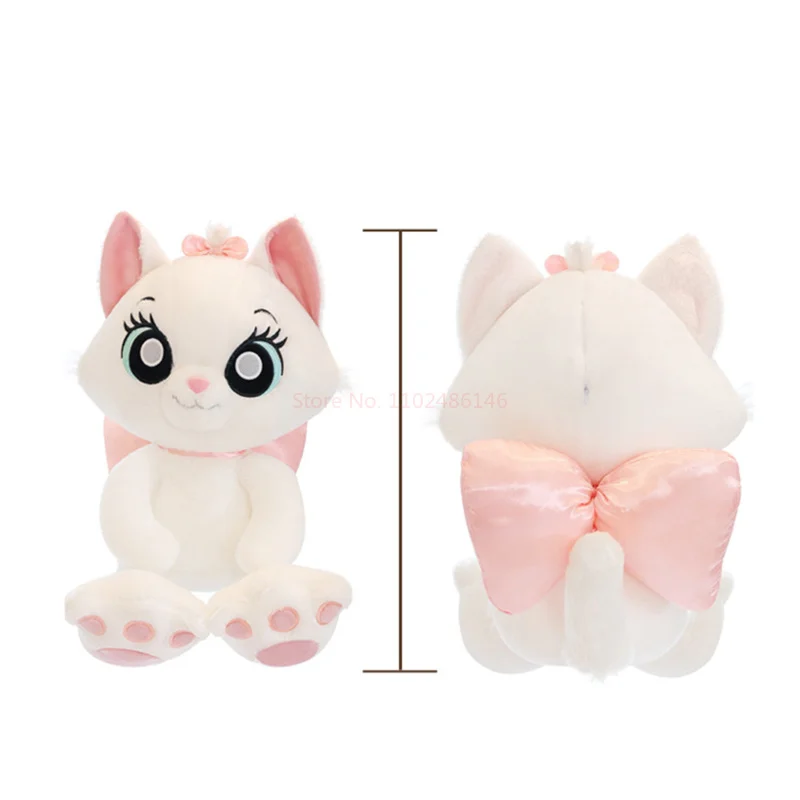 New 35~80cm Disney Marie Cat Kawayi Anime Cat Plush Stuffed Animals Throw Pillow Toys Room Decorate For Children Birthday Gift