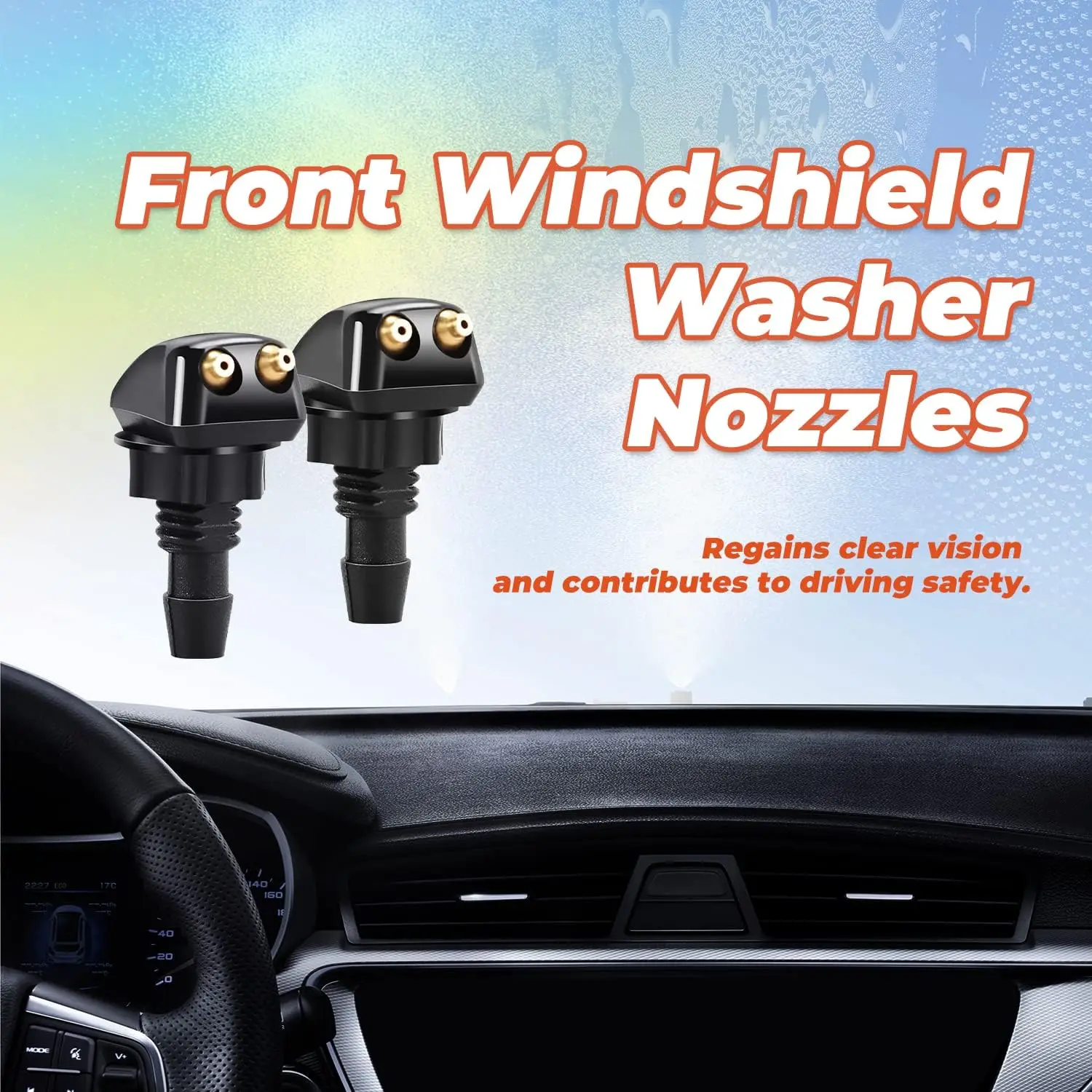 Windshield Washer Nozzles Windshield Washer Nozzle Kits and Fluid Hoses Windshield Washer Nozzles Wiper Sprayers for Cars