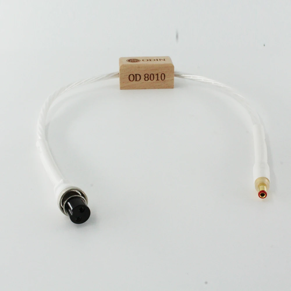 Nordost odin Silver Plated GX16 2Pin to DC 3.5*1.5/5.5*2.1/5.5*2.5mm Gold plated Plug Linear Power Supply Air Output Cable