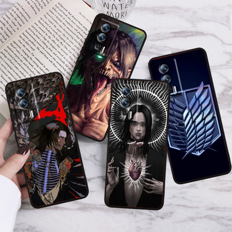 A-Attack On T-Titan Cool For Xiaomi Redmi 9A 9C 9AT 10C 9 9T 10 12C 13C A3 12 K60 A1 K50 K40 5G Black Soft Phone Case