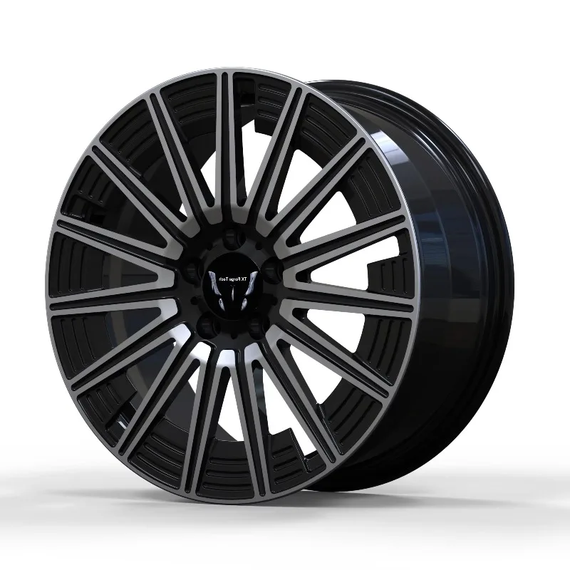 Factory Direct Sales Forged Wheels Customize 15-19 20 21 22 23 24 Inch Aluminum Rims 5*112 Gloss Black Modified