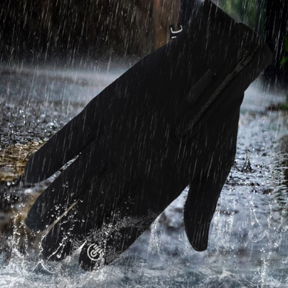 

1 Pair Windproof Waterproof Skiing Gloves Cold Resistant Touch Screen Outdoor Riding Cycling Hiking Mountain Bike Winter Gloves