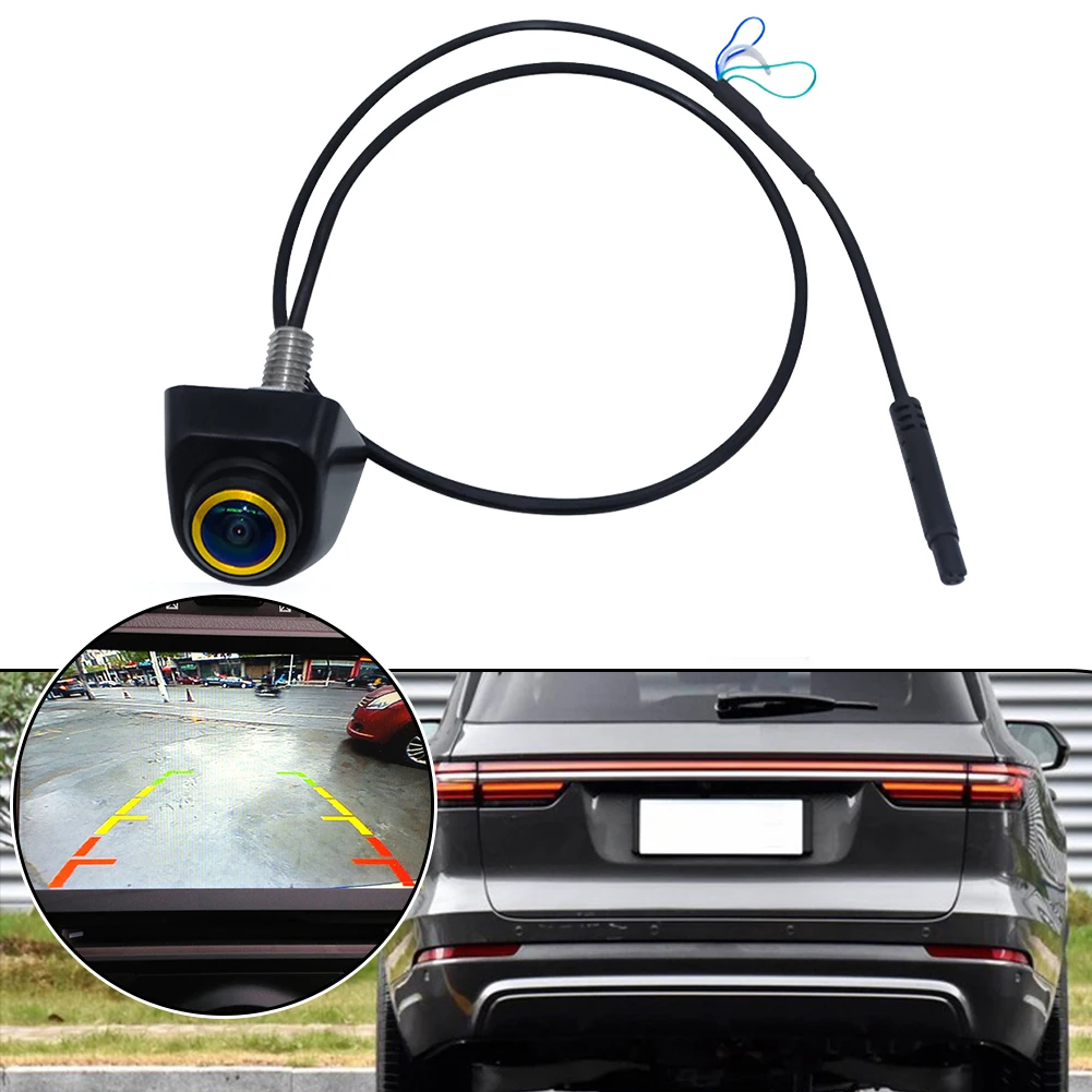 

Car Backup Camera Rear 170° Wide Viewing Angle AHD/CVBS Camera Reversing 1280*720P HD Monitor With Video Extension Cable