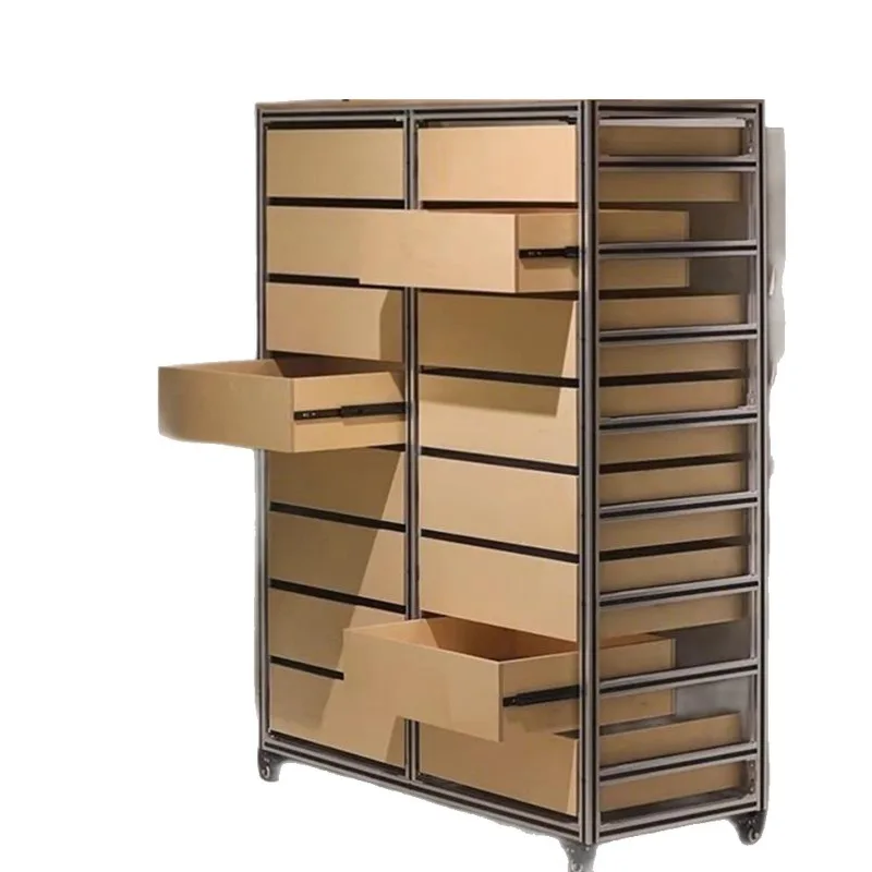 Locker Birch Ocean Board Minimal Multifunctional Storage Cabinet Bucket Cabinet