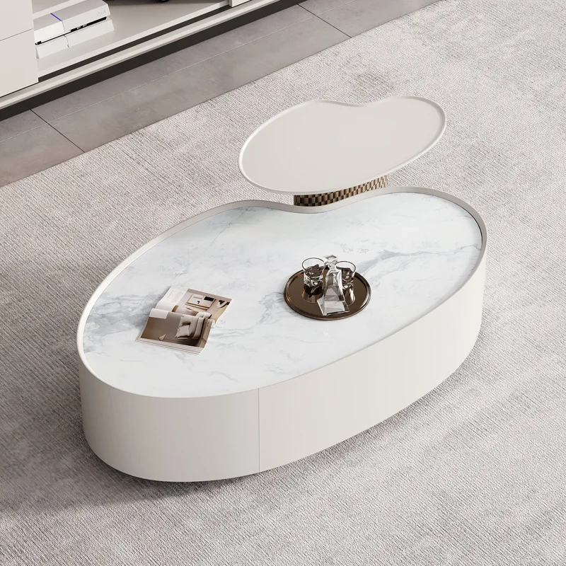 

Coffee table combination small apartment living room light luxury designer creative tea table