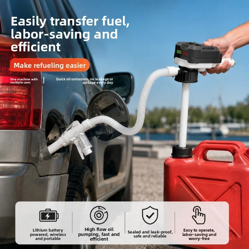 Automatic induction shutdown, portable  pump, multi-liquid compatible c