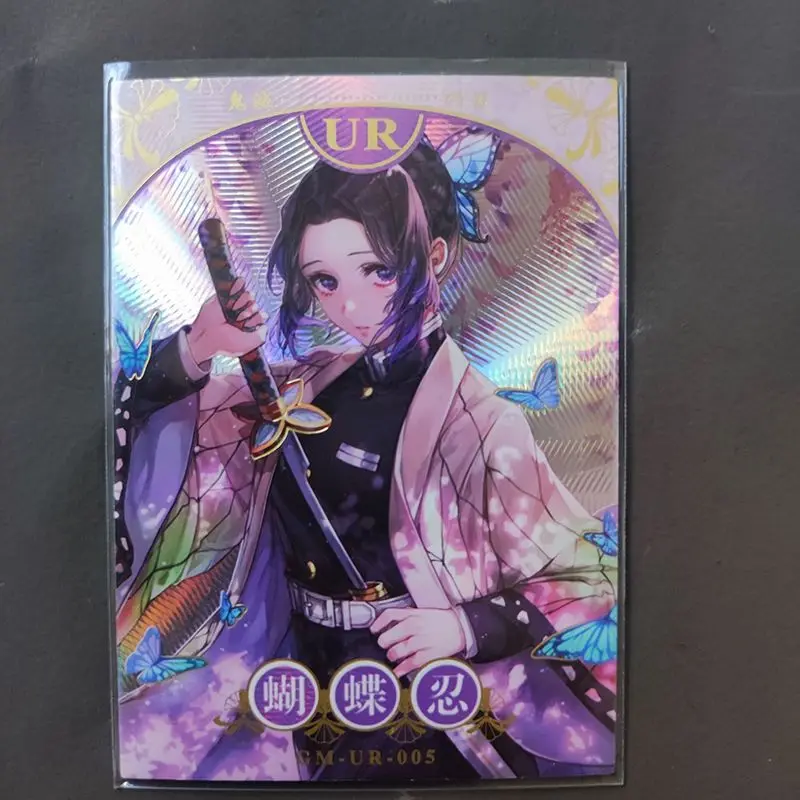 Jinka Infinite City Demon Slayer UR card Kamado Nezuko Kochou Shinobu Douma Uzui Tengen boy Toy collection Birthday gifts