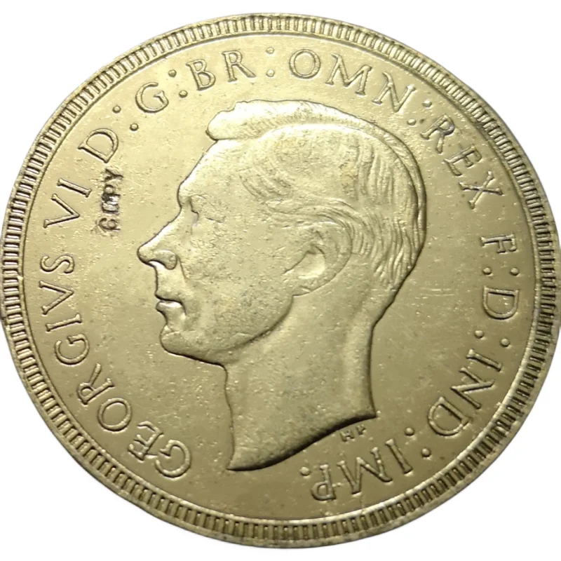 1937 United Kingdom 5 Pound Gold Plated Copy Coin