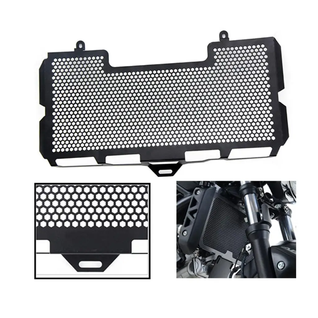 Black Aluminum Radiator Grill Protection Net Cover Guard for F650 F700 F800 GS 2008-2017 Front Accessories
