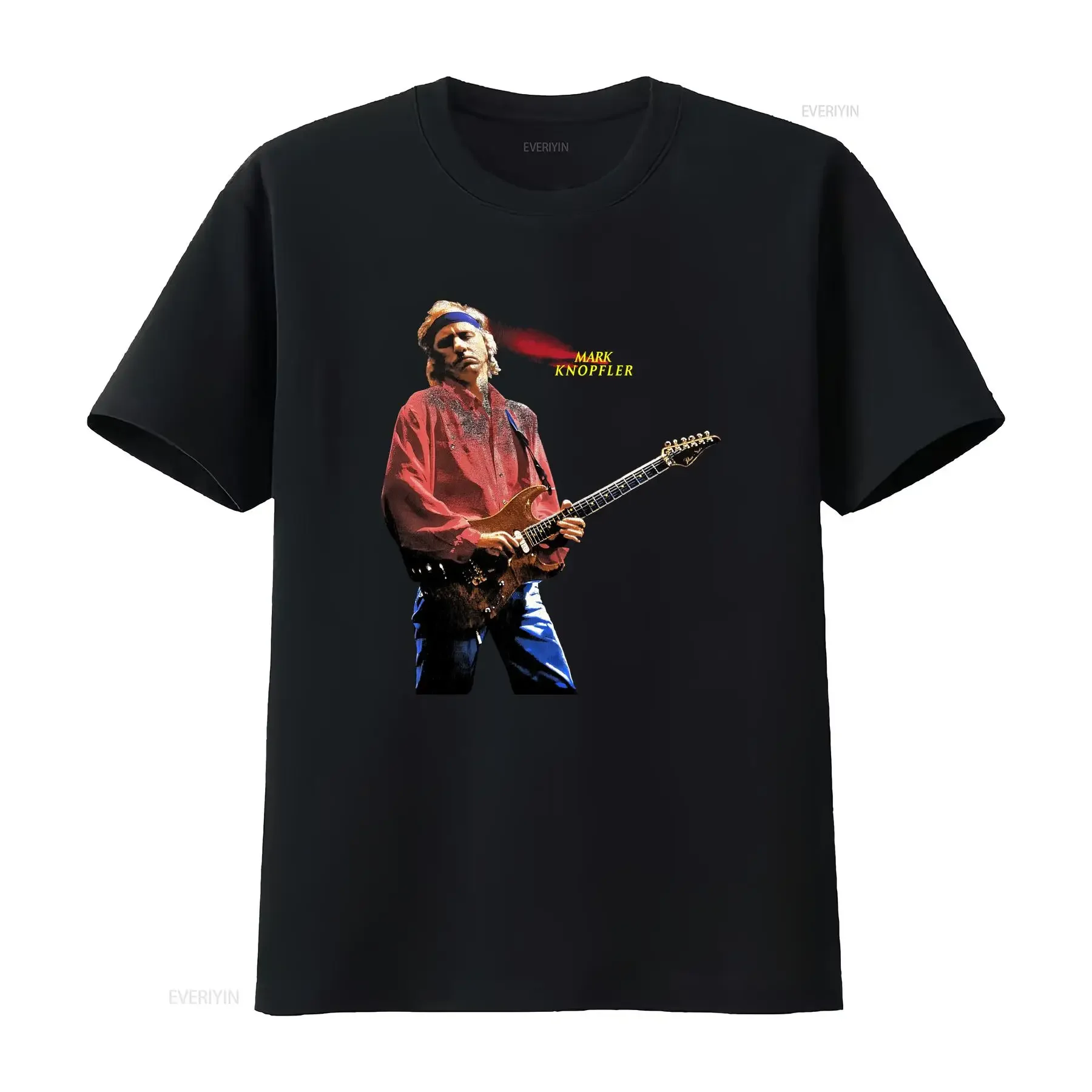 Vintage Dire Straits T Shirt XL Mark Knopfler 90s Tour Rock Band Eric Clapton vintage Washed fashion Breathable streetwear Soft