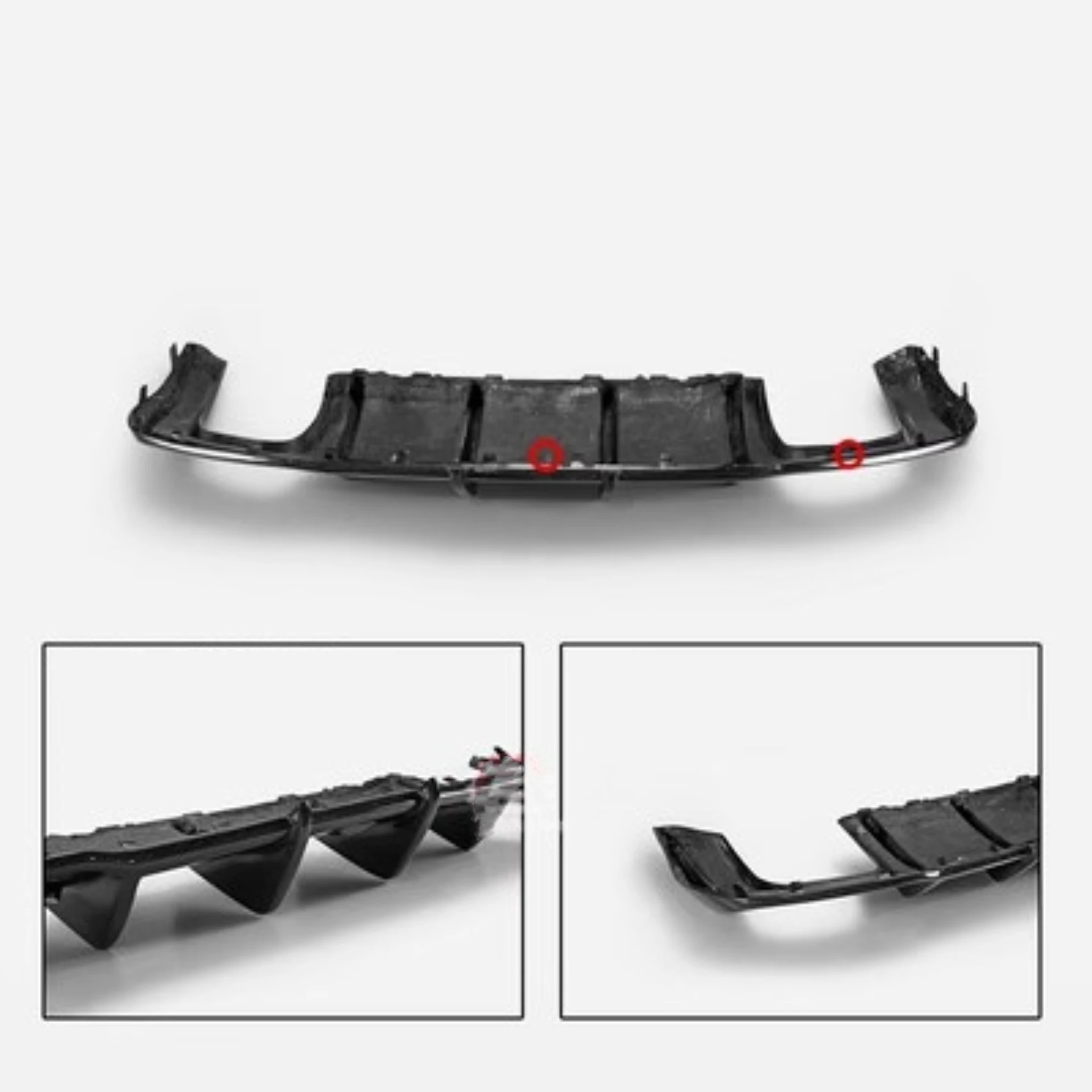 Body Kit Carbon Fiber Rear Lip for Audi S3 2017-2019 Convert KB Style Rear Shovel Car Accessories