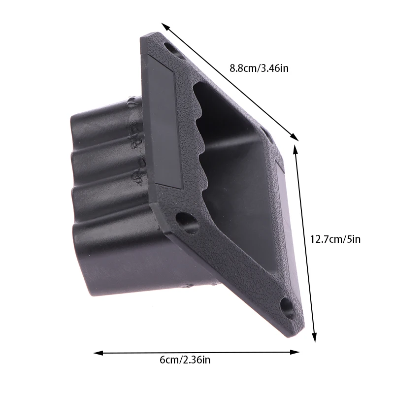 4-Pack Black Speaker Handles - Recessed Amplifier Grip Handles For Audio Equipment