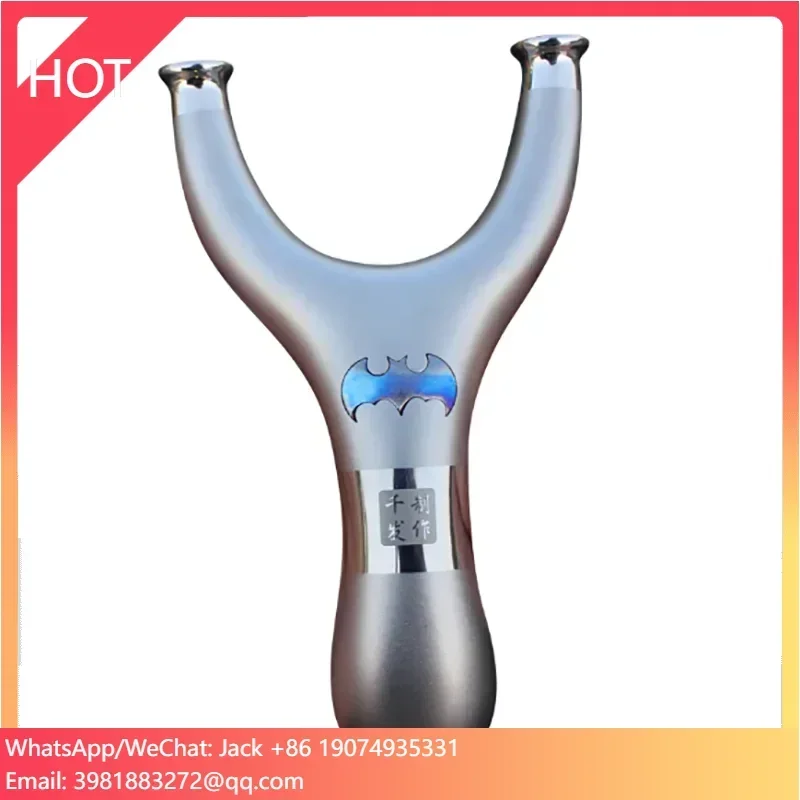 

Genuine Slingshot Titanium Alloy Slingshot Catapult Flat Rubber Band for Hunting High Quality Outdoor Tools