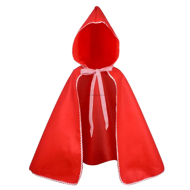 Costume de Cosplay d'Halloween du Petit Chaperon Rouge, Robe de Spectacle sur Scène et Everak pour Fille