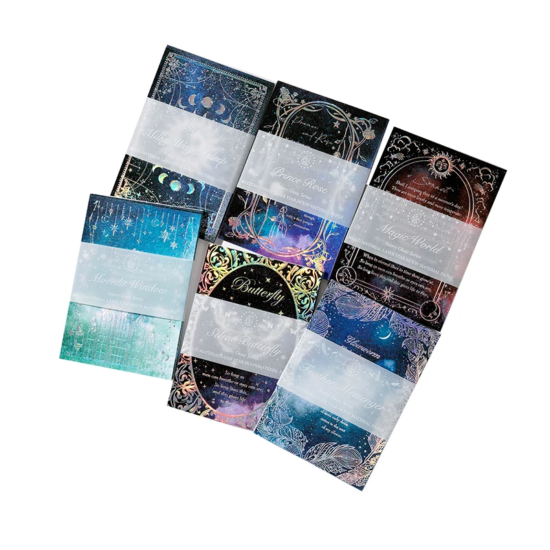 15 pcs/pack INS material paper hand made Decorative Hand Account junk journal supplies Retro Creativity Craft Supplies