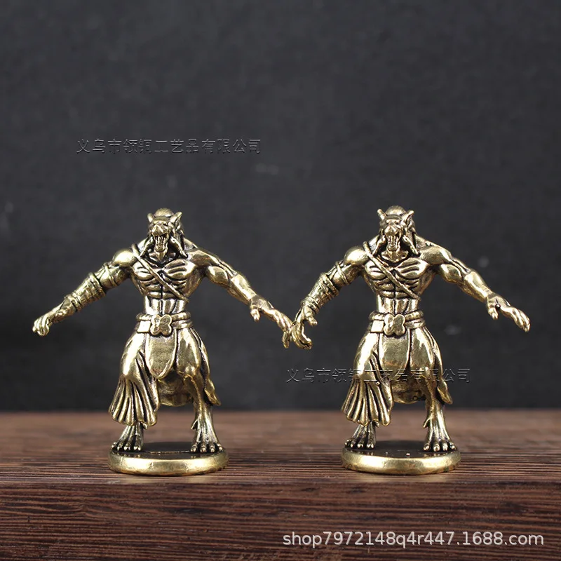 황동 늑대 인간 미니어처 장식 액세서리 장난감 빈티지  - Board Game Werewolf 리뷰 및 가격