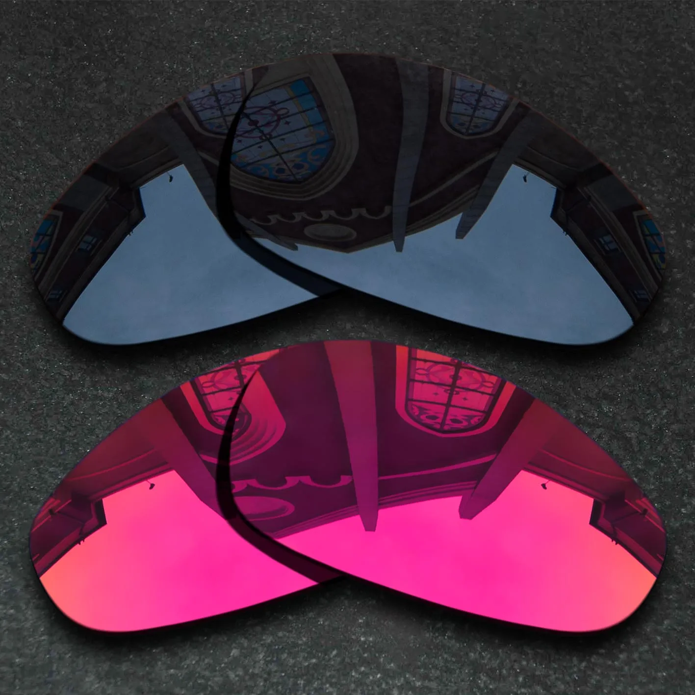 

Серые, черные и фиолетово-красные солнцезащитные очки с поляризованными сменными линзами для Oakley Juliet