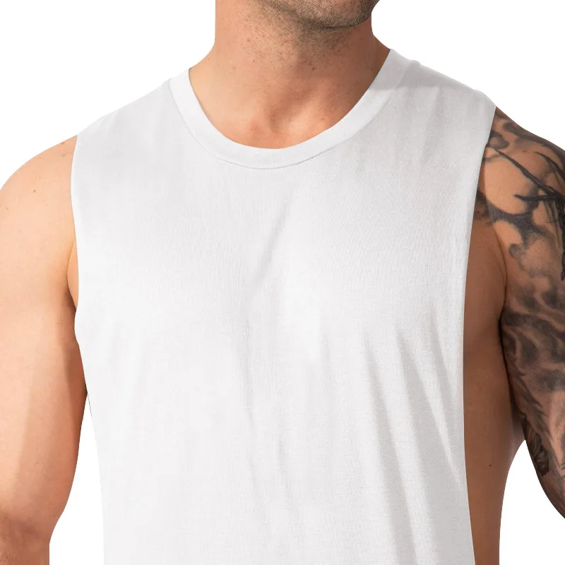 Summe Mens Tank Tops Quick-Drying Sleeveless T-shirt Body Building Vest Sportswear Workout Undershirt Gyms Running Fitness Vest