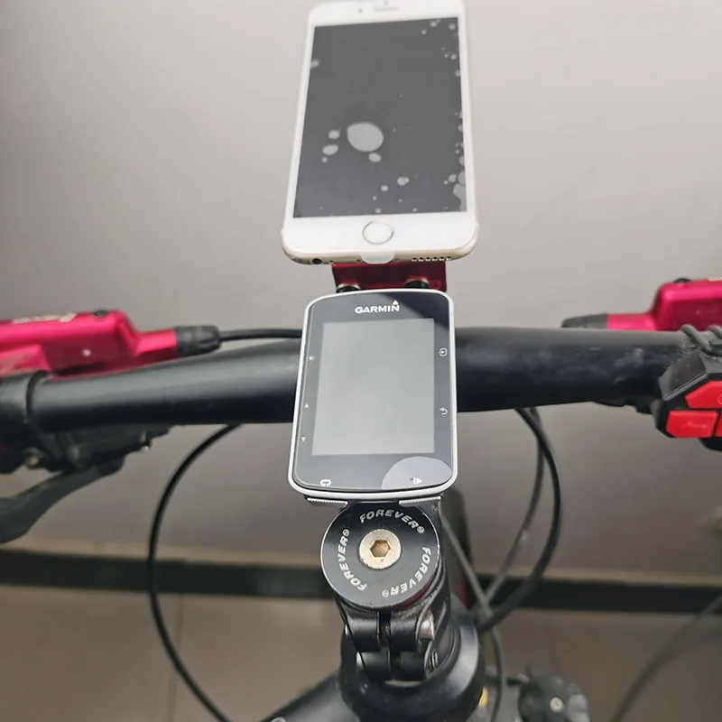 دراجة GPS قوس الكمبيوتر جبل حامل CNC ل Wahoo Garmin Bryton Cateye IGPSPORT نظام تحديد المواقع الكمبيوتر دراجة قوس ملصق الهاتف