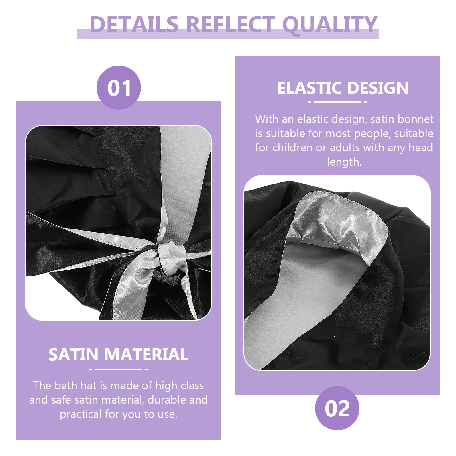 

Роскошная атласная шапочка для длинных волос, женская удобная шапочка для душа с бантом, стильная шапочка для купания для косичек, кудри