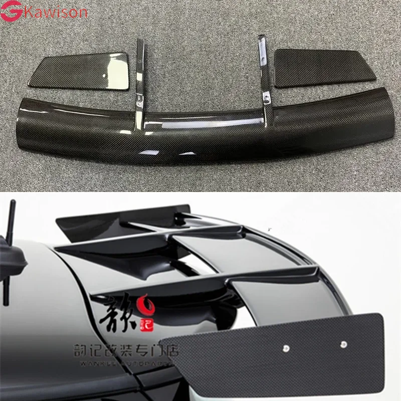 

Car Styling Carbon Fiber +FRP fiberglass Rear Boot Trunk Spoiler Roof Lip Wing For Mini F55 F56