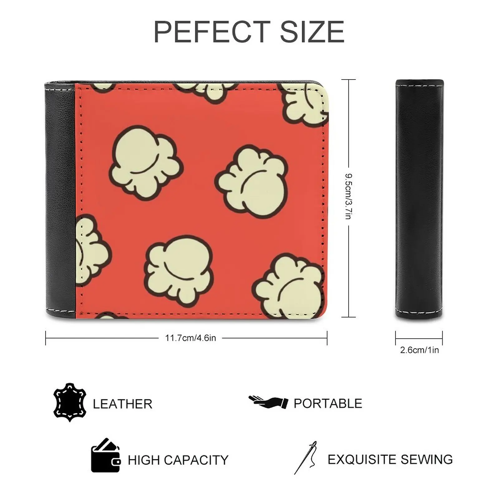 Le Cabinet De Curiosités-인어 소프트 남성용 지갑 남성용 지갑을위한 새 지갑 신용 카드 소지자 남성용 지갑 인어 사이렌 고딕