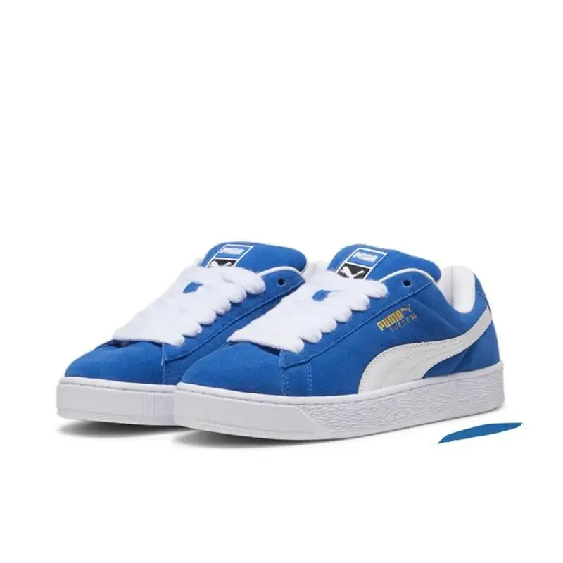 Puma Suede XL Blue White Classic Versatile Men Women Casual Sneakers Outdoor Walking Board Shoes Unisex 395205-01