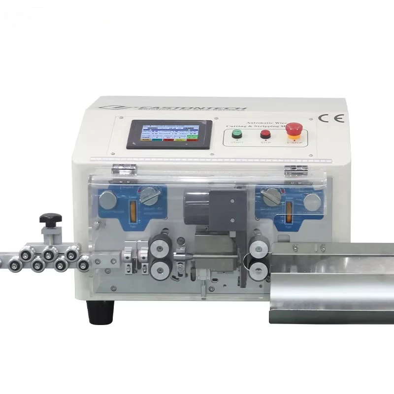 EW-3050 Automatic (1 - 6 Mm) Multiple Conductor Cable Jacket Layer and Inner Core Wire Stripping Machine