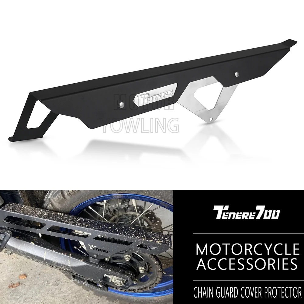 

For Yamaha Tenere 700 Tenere700 T7 2019-2025 26 Motorcycle Accessories Protector Chain Decorative Guard Cover XTZ660Z 2008-2015