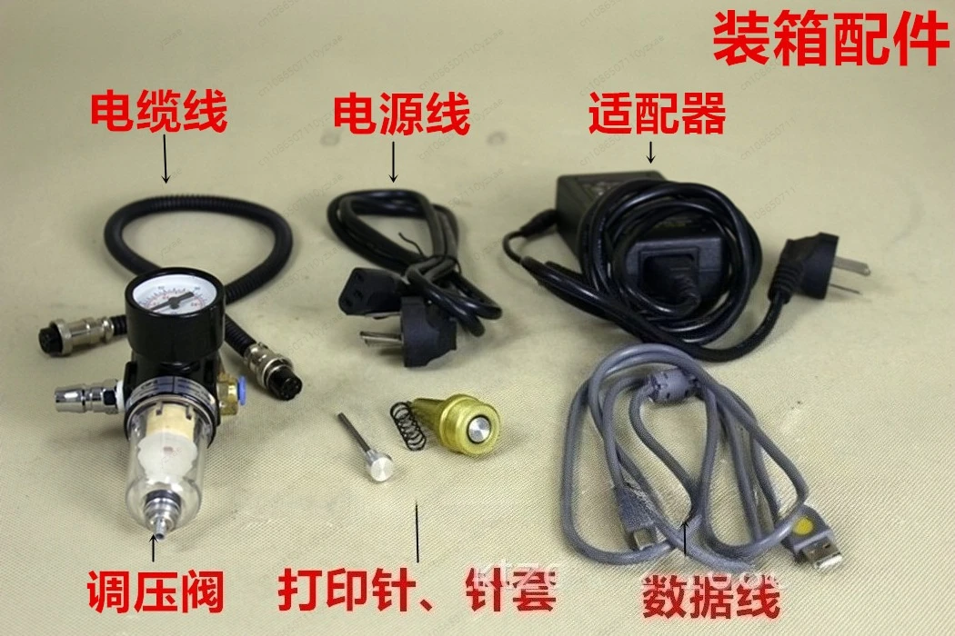 Handheld Pneumatic Marking Machine 150*50mm Engraving Area Metal Dot Peen Marker, Computer & Air Compressor Not Included