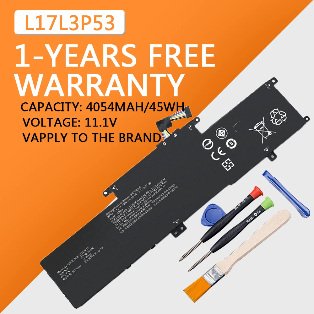 L17L3P53 L17M3P55 L17C3P53 Battery For Lenovo Thinkpad S2 Yoga L380 L390 Thinkpad Yoga S2 2018 Series 01AV481 01AV483