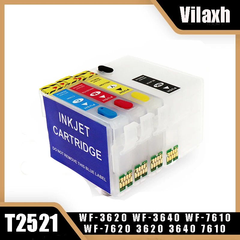 

Многоразовый картридж для чернил Vilaxh T252 252 252XL T2521