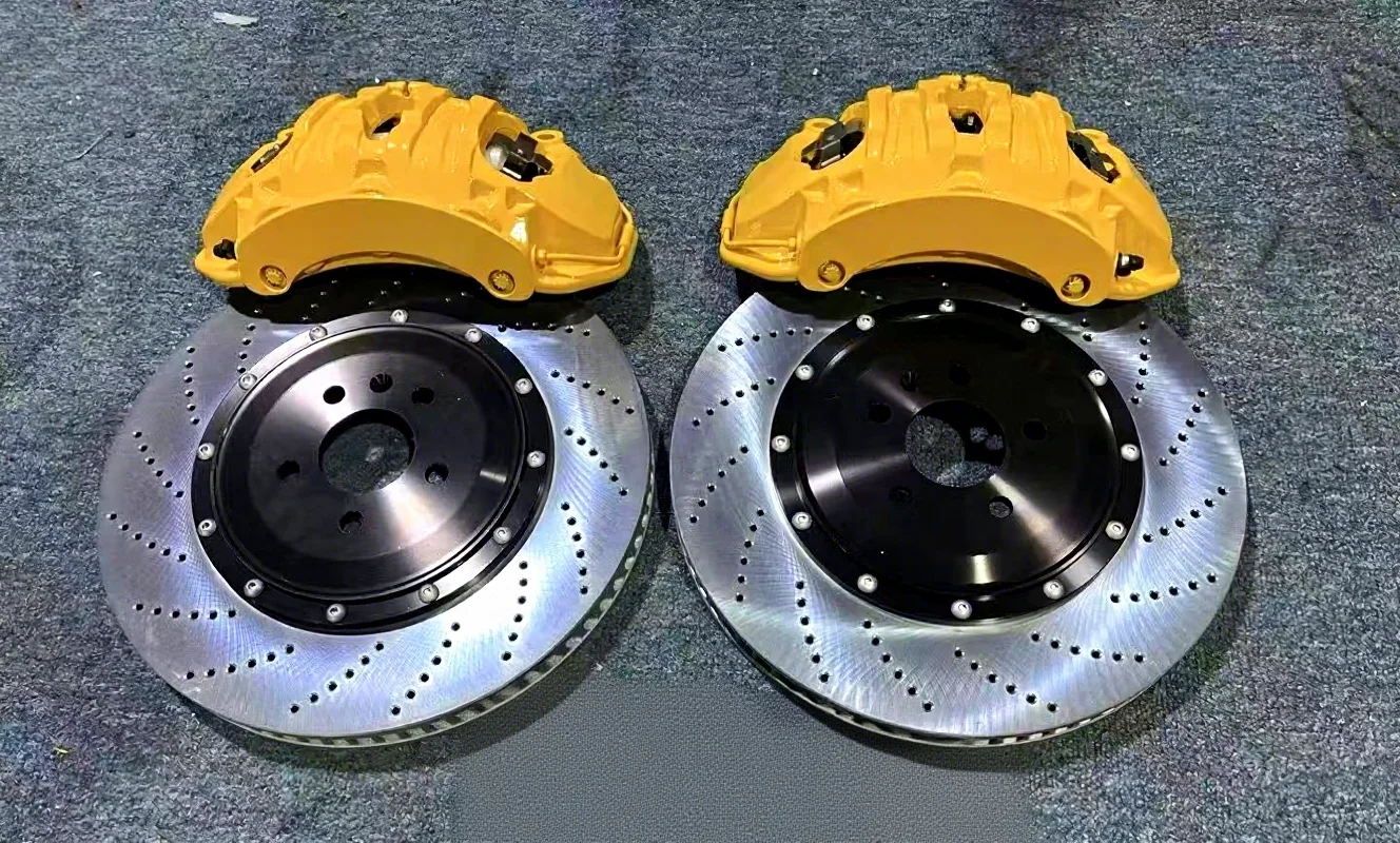 Custom Aluminum Brake Caliper 6 Piston Kit 20Z Universal Modified New OEM 100%tested for Rims 19-21 Inch